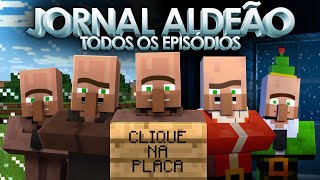 Jornal Aldeão: do Primeiro ao Natal!  Série Completa (Animação de Minecraft)