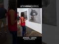 Ángel León: solo show at Artevistas gallery – painting exhibition, art video Barcelone, urban art