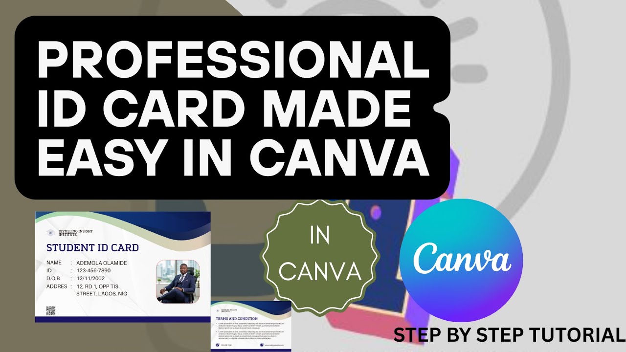 How to Design a Professional ID Card in Canva (Step-by-Step Tutorial)