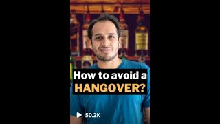 How to NOT get a hangover #shorts
