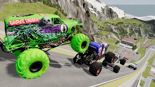 Monster Jam | Monster Truck | Insane Monster Jam Truck Jumps #98 - BeamNG Drive