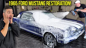 Restoring & Detailing a 1965 Mustang Classic Car | FULL Transformation