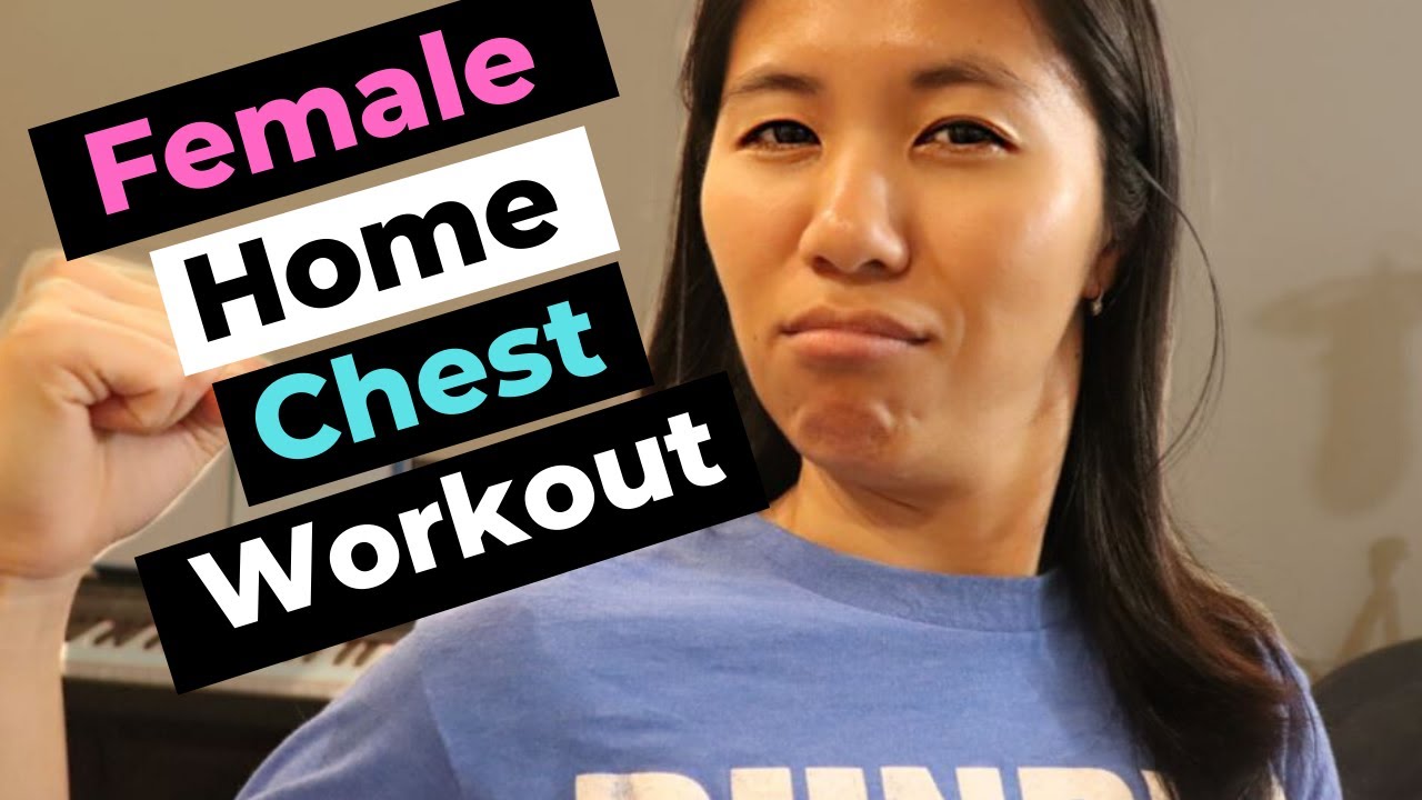 Female Home Chest Workout with No Equipment YouTube
