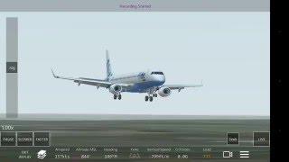 FLYBE Embraer E-195 Landing on Infinite flight