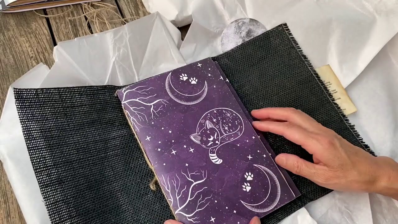 Winner unboxing - NomadMoon notebook, etc asmr