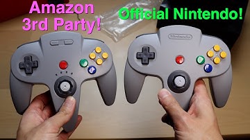 Official Switch N64 Controller Unboxing and Comparison with 3rd Party Amazon Controller! NSO