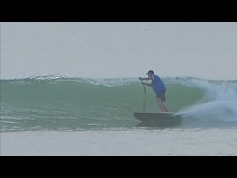 SUP Ghost appears at Sunrise
