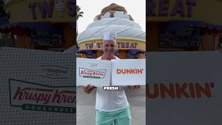 Krispy Kreme vs Dunkin ICE-CREAM Donuts