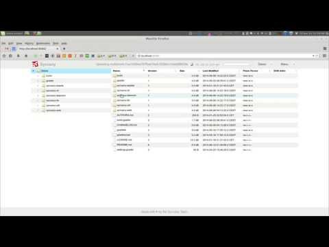 Syncany Web Interface Preview (work in progress) - video from Syncany