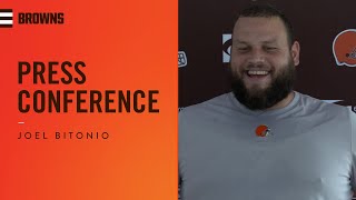 Joel Bitonio: Everyday in practice we talk about pushing each other | Press Conference