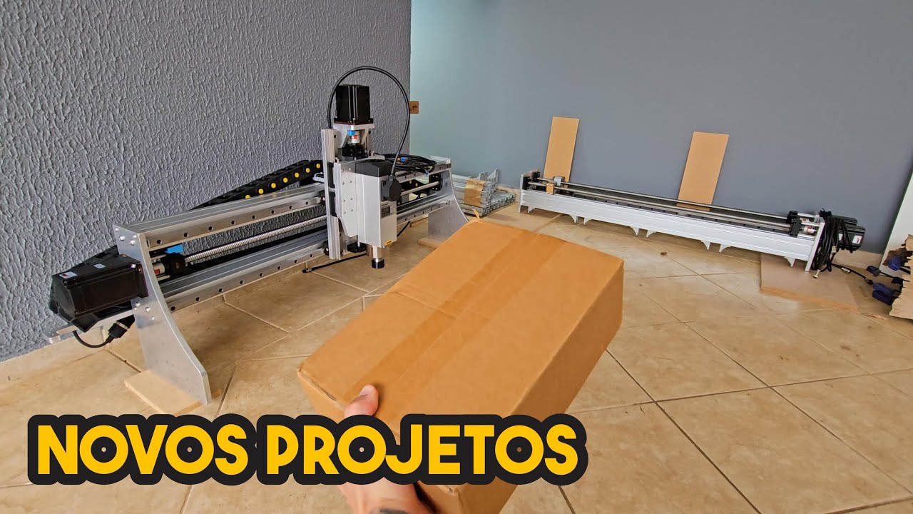 Comecei errado e vou mudar, novos projetos do canal | CNC Router Caseira