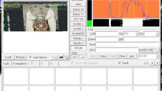 รับสัญญาณSSTV จาก RS0ISS 1/2/2015 1202Z @ NK91vu