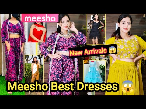 Meesho Haul | Meesho Partywear Indo-Western Dress Haul💃 Meesho ...