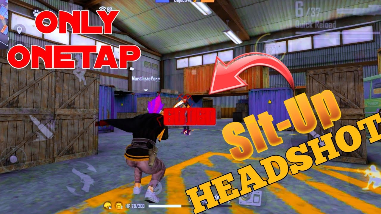Sit-Up Headshot Free Fire | Sit-Up Gloo Wol + Full Moment - YouTube