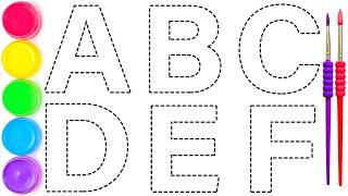 Satisfying Video, Phonics Song, ABC Drawing Game: Trace, Paint, and Learn!, KS ART #abcd screenshot 2