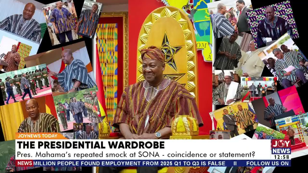 The Presidential Wardrobe: Pres Mahama's repeated smock at SONA - coincidence or statement?