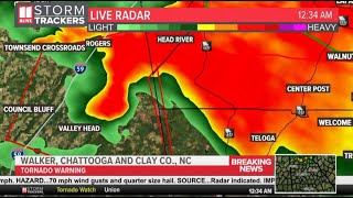 Tornado warning issued for Gilmer County | Live coverage