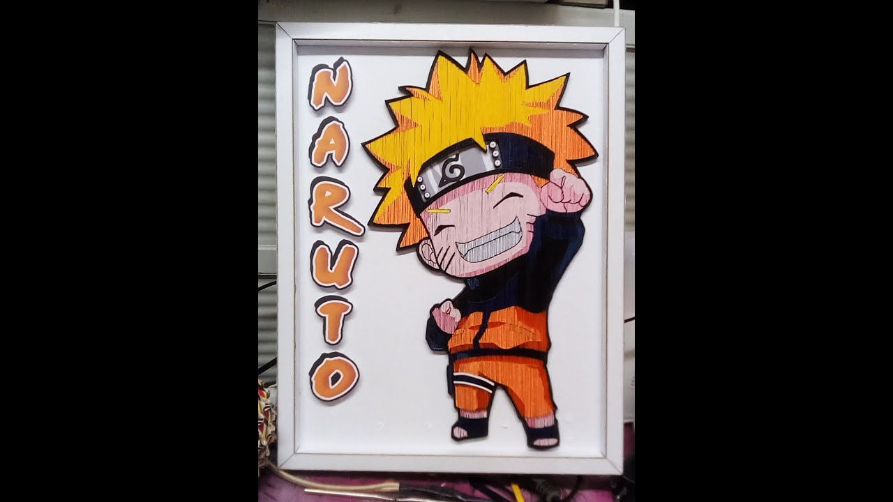 QUILLING by Arbie (Naruto Quilling Inspired) Vertical Portrait Mosaic