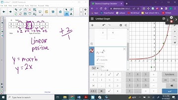D56 - Linear vs. Exponential Using desmos