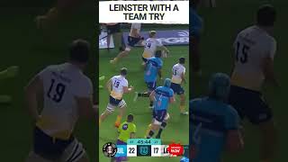 Pure class from Leinster — beautiful team try against Bulls 🏉