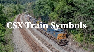 CSX Train Symbols: Explained