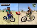 MINECRAFT BIKE VS GTA 5 BIKE - WHICH IS BEST?