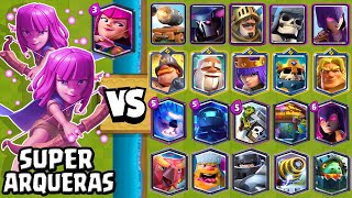 SUPER ARQUERAS vs TODAS LAS CARTAS | DESAFIO de CLASH ROYALE