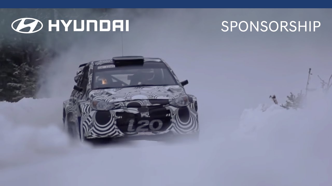 Hyundai i20 WRC Snow Test Finland YouTube