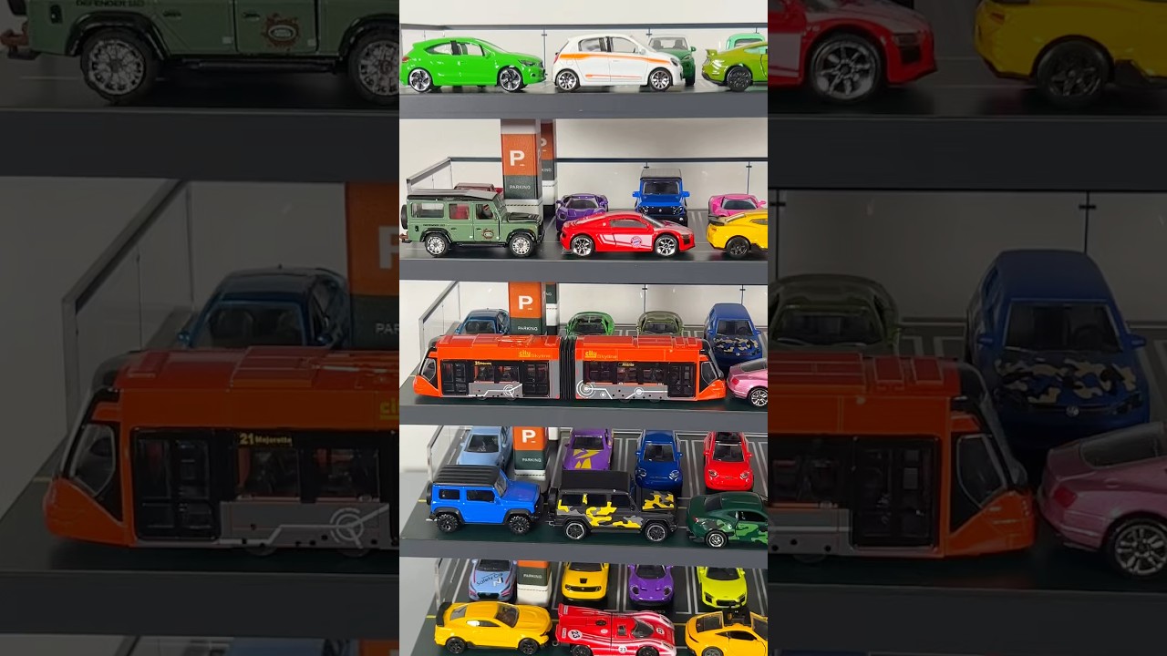 Majorette Diecast Car Collection Garage | Diecast Cars Showcase