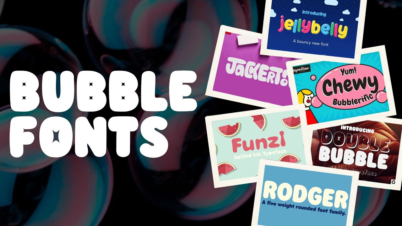 bubble font procreate free