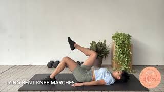 Lying Bent Knee Marches