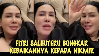 MENGEJUTKAN√√ FITRI SALHUTERU BONGKAR KEBAIKANYA DULU MENDUKUNG NIKITA MIRZANI SAAT DIP3NJARA 