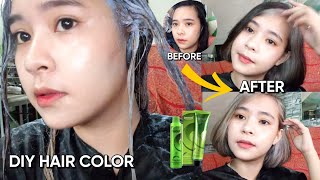 Affordable  DIY Bleach + Hair Color I Bremond Metallic Gray at HOME (Philippines)