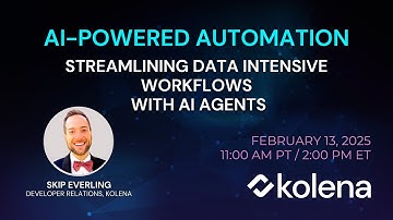 AI-POWERED AUTOMATION: Streamline Data Intensive Workflows with AI Agents