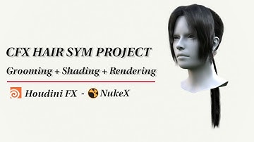 My first CFX Hair Simulation with NukeX and Houdini FX