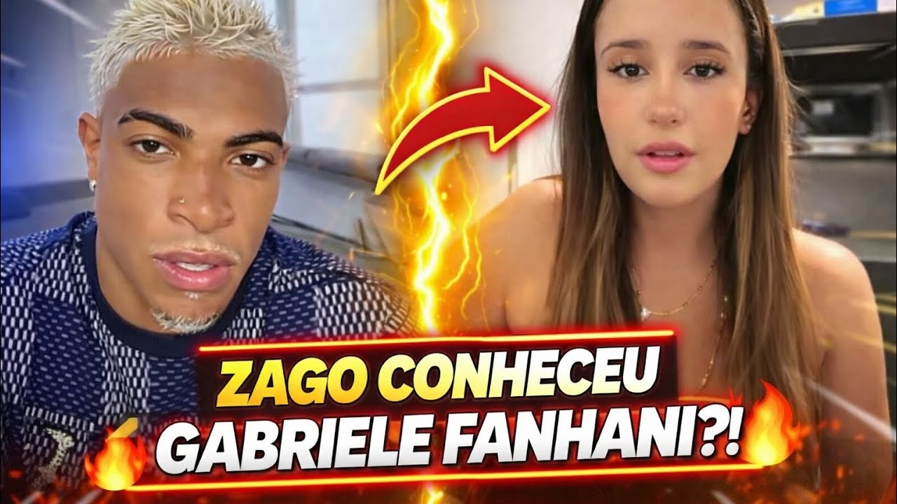 ZAGO CONHECEU A GABRIELE FANHANI (ZAGO LIVE TIK TOK)