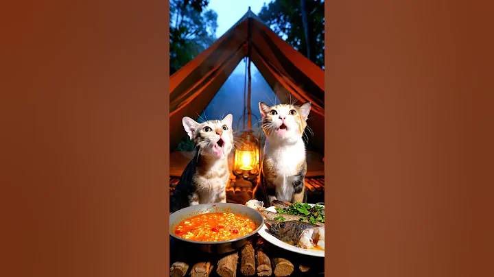 Video 11654131: american curl cat, singapura cat, cat eating