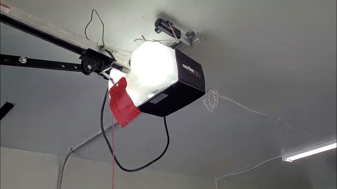 Genie Pro Screw Drive on the Small Door YouTube