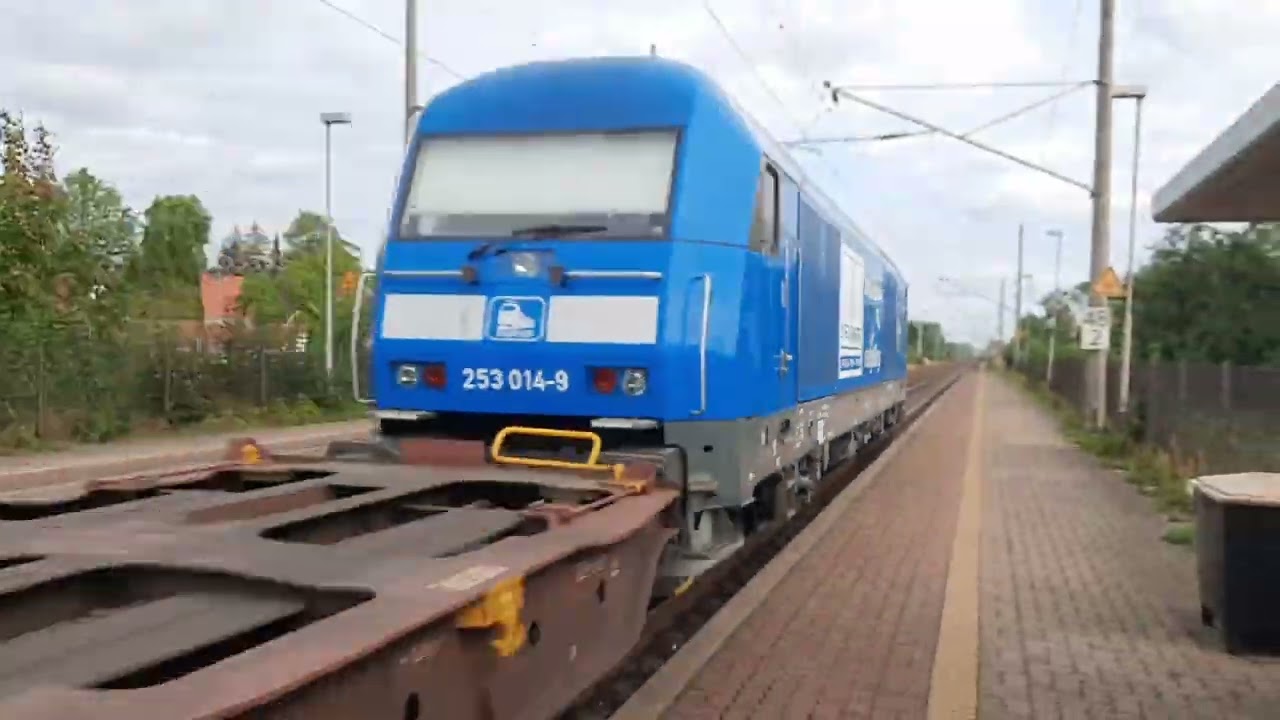 Bahnalltag im August 2022 in Prösen Ost.