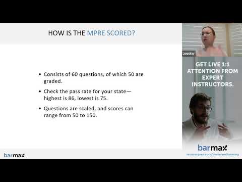 BarMax October 2020 MPRE Office Hours -  BarMax Bar Exam, MBE & MPRE Review