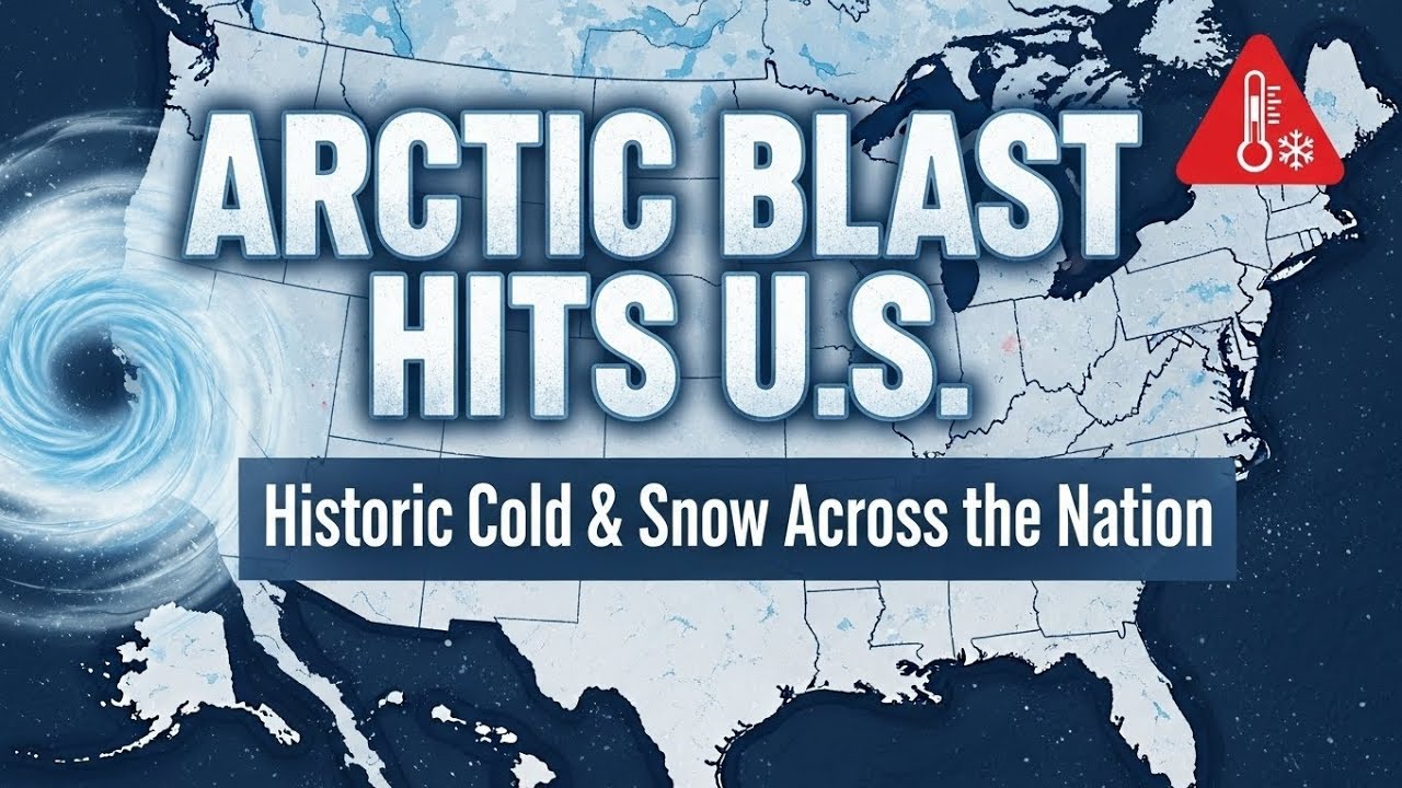 Arctic Blast Hits U.S. ️ Historic Cold & Snow Across the Nation# ...