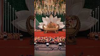 Wedding Decor Looks 100% Royal 👑🥰 #WeddingDecor #IndianWedding #TwisterEvent #LuxuryWedding #shorts