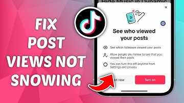 How to Fix Post Views Not Showing on TikTok