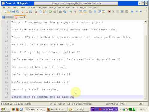 Show_source() , Highlight_file() Source Code Disclosure