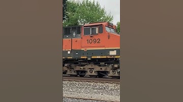 BNSF H1 Dash 9-44CW leading grain train