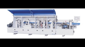 automatic edge banding machine 7 functions with corner trimming for cabinets