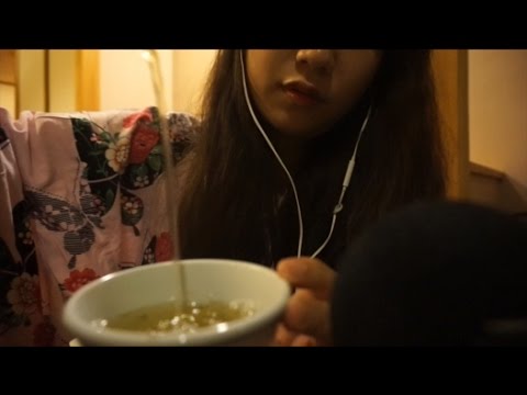 Eng Sub ASMR 노곤노곤해지는 녹차 Infusing green tea in Osaka