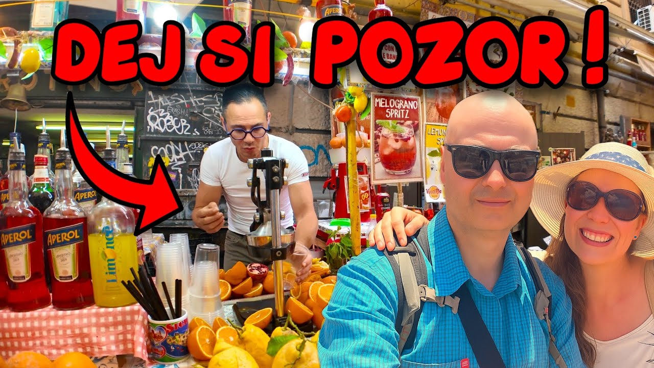 Sicilské Palermo: Šokující Street Food ve Městě Mafiánů