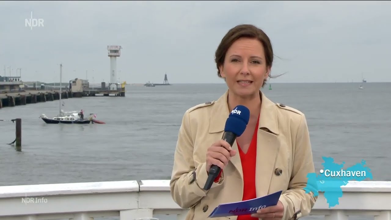 Romy Hiller mit NDR Info in Cuxhaven (2024)