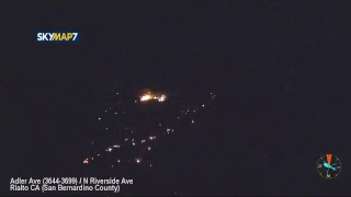 Watch Live: Brush fire erupts near 15 Freeway in San Bernardino County